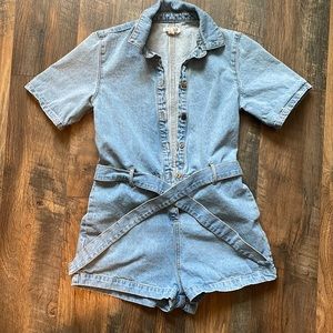 Billabong x The Salty Blonde Date Nite Jean romper
